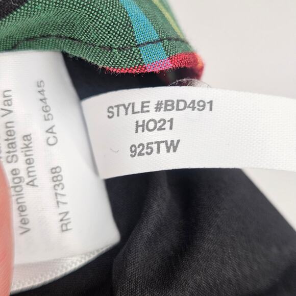 J. Crew | Tartan Plaid Puff Sleeve Mini Dress Size 10 New with Tag - Picture 9 of 11